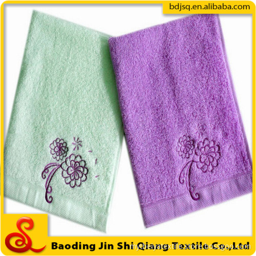 Wholesale Custom Embroidery Logo Bright Color Face Towel 100% Cotton, Towel Sale